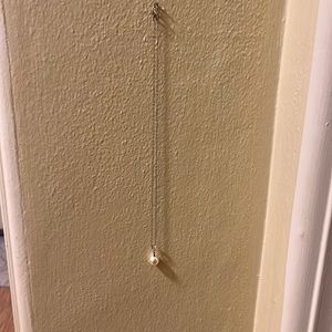 Yellow pearl necklace